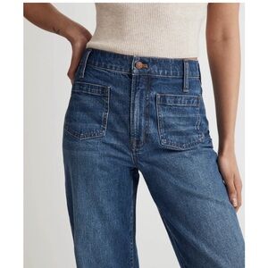 Madewell Dark Blue The Perfect Vintage Wide-Leg Jean Size 25